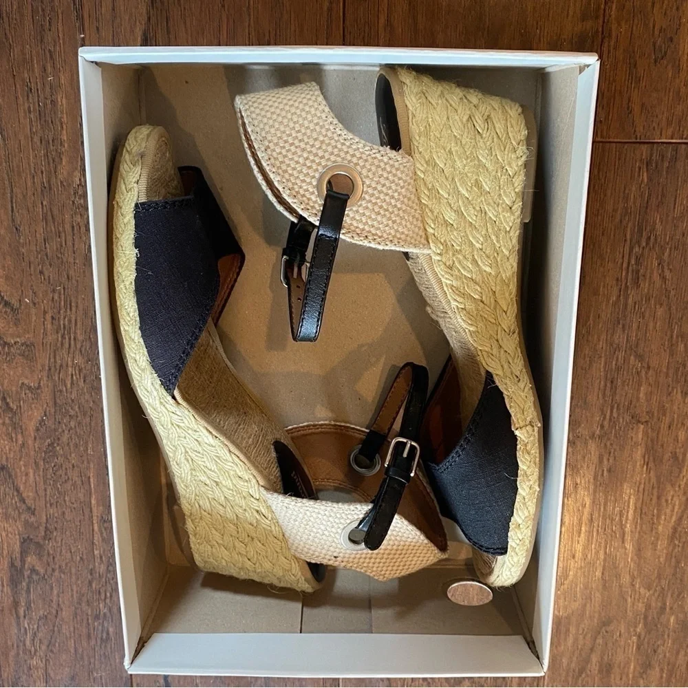 NIB Lucky brand Kyndra Espadrille wedge 8.5